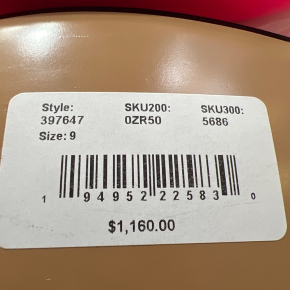 NIB Men’s GUCCI Princetown Mules Fur Lined Leather Slipper Fuchsia Pink Size 9 - Picture 5 of 9